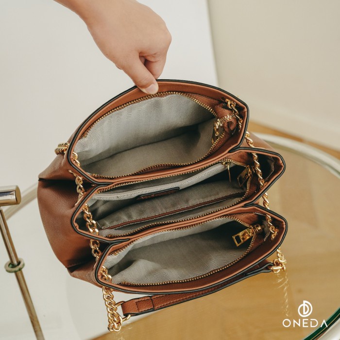 T0P ONEDA TAS RANTAI BAHU SELEMPANG WANITA #S9057 NICE