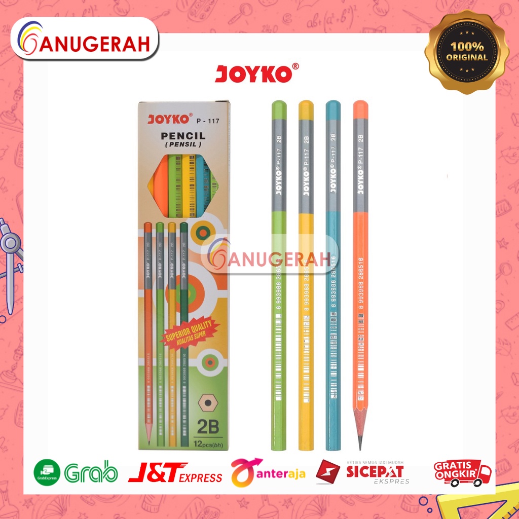 

JOYKO P 125 PENSIL 2B (PACK)