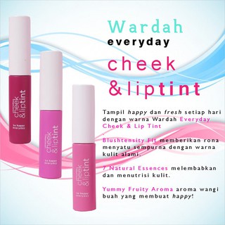 WARDAH EVERYDAY CHEEK &amp; LIP TINT 5.5GR