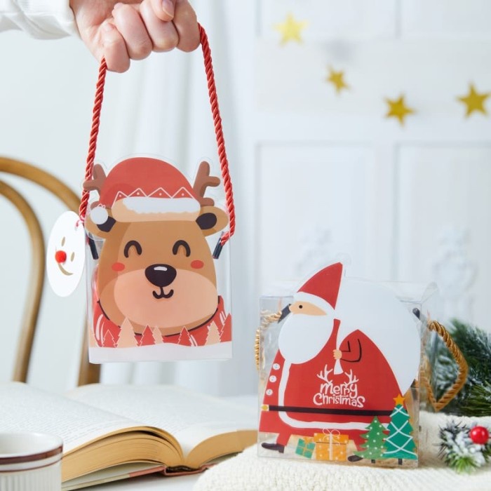 

}}}}}}] GIFT BOX NATAL 3D MIKA UNIK GOODIE BOX NATAL SANTA RUDOLF NB14