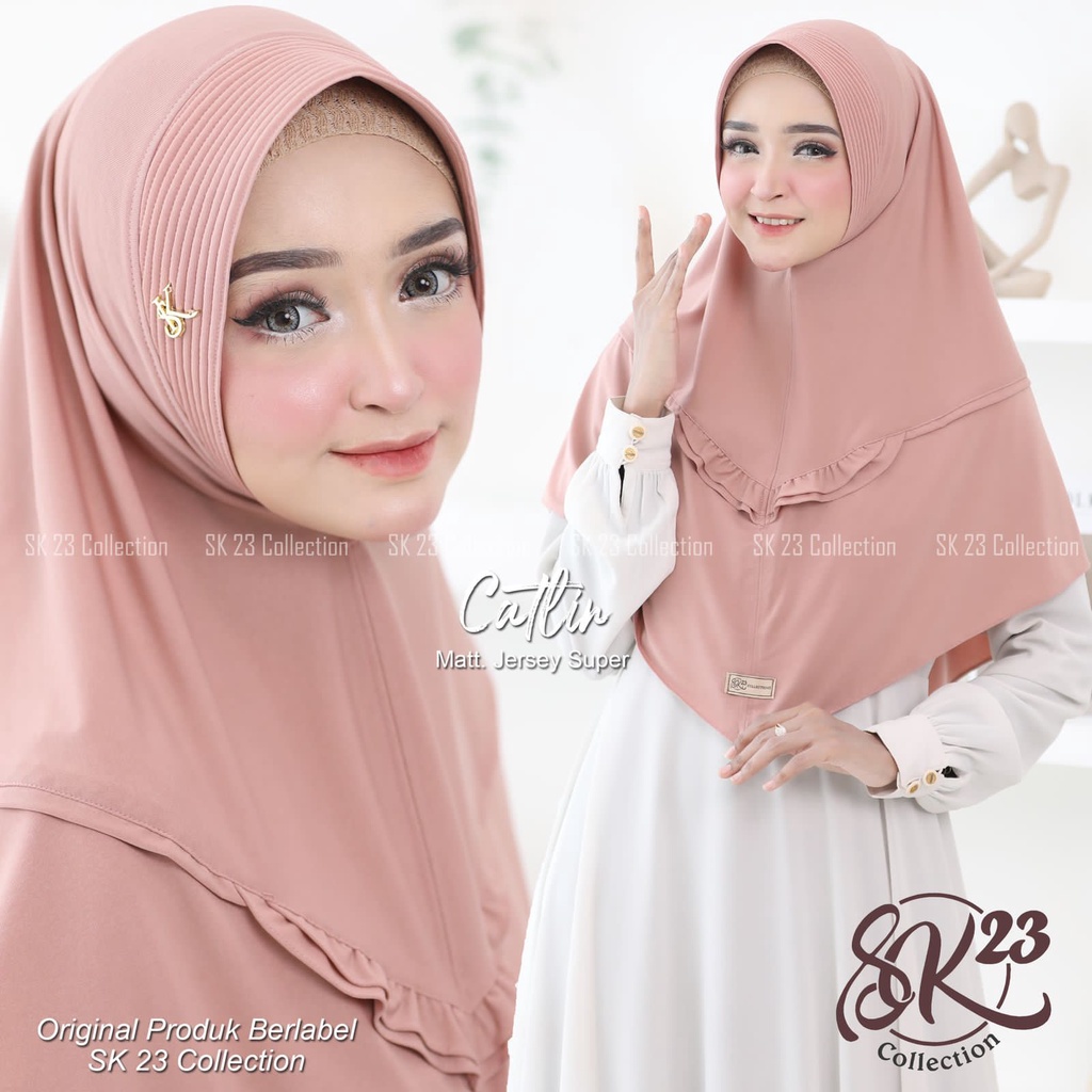 HIJAB INSTAN CATLIN PREMIUM ORIGINAL SK 23 COLLECTION