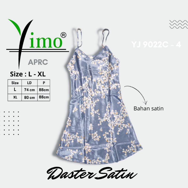 Daster wanita satin import dress wanita kembang