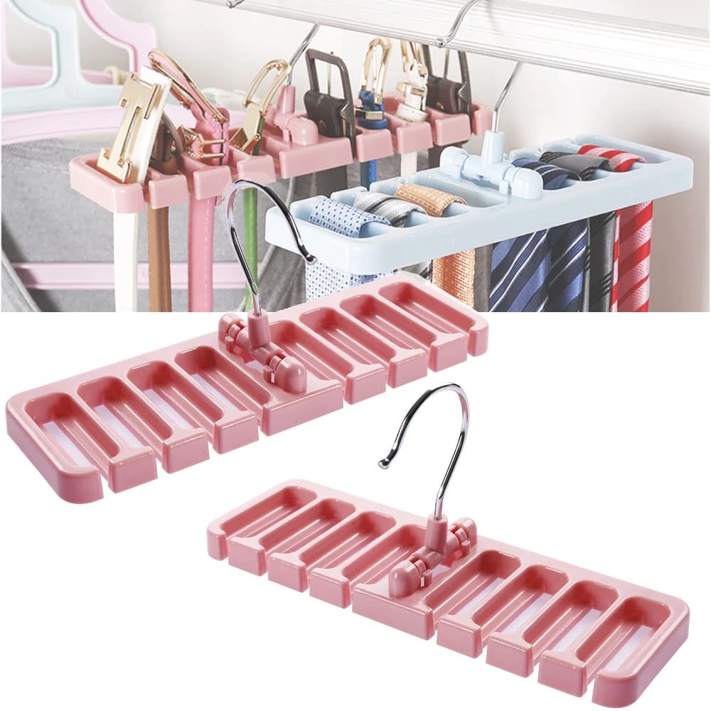 Rak Penyimpanan Dasi / Syal / Ikat Pinggang Multifungsi Untuk Lemari Pakaian
