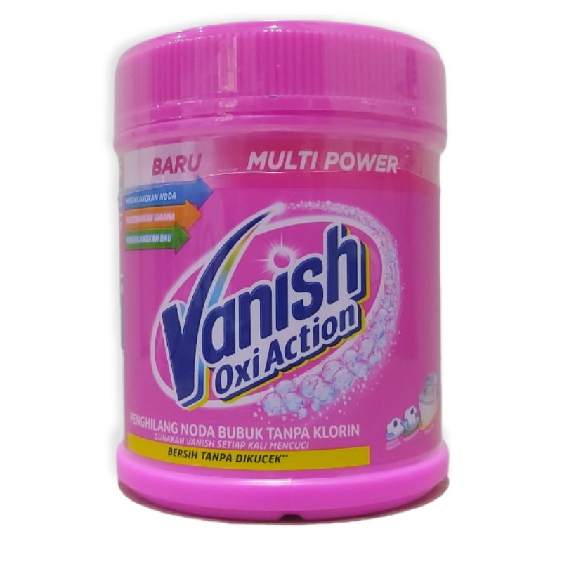 Vanish Oxi Action 400gr Deterjen Bubuk Penghilang Noda Pakaian Powder 400 gr Kemasan Baru