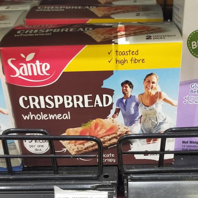 

sante crispbread wholemeal 150gr isi 2pack Biscuit biskuit gandum