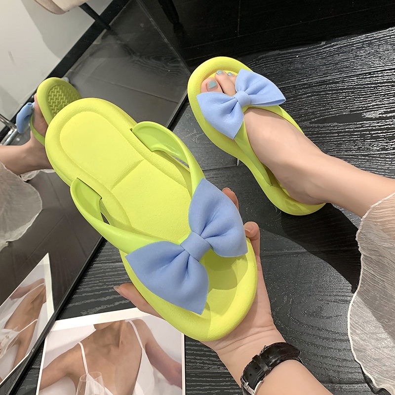 ♫ Megata ♫ SJ027 Sandal Pita jepit wanita unik lucu / sandal flip flop anti slip kekinian 2022 import