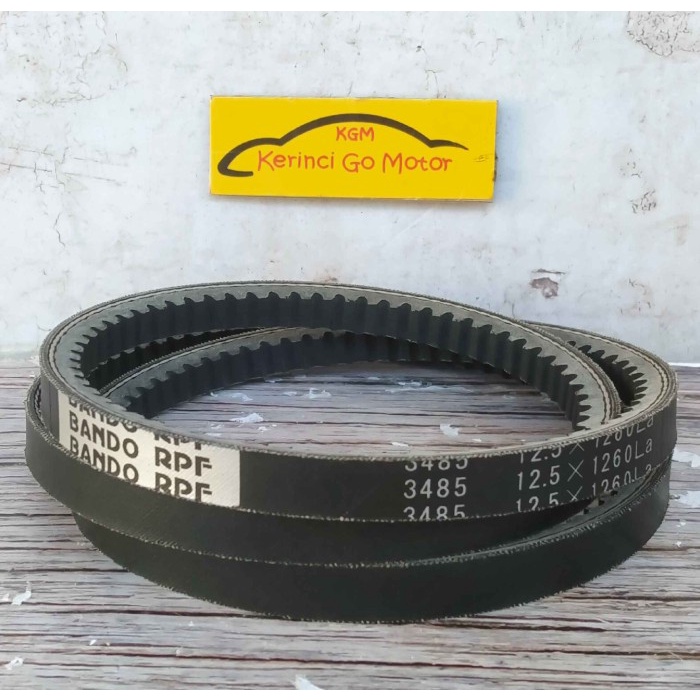 BANDO VAN BELT RPF-3485 V BELT TALI KIPAS RPF3485 FAN BELT BERGIGI