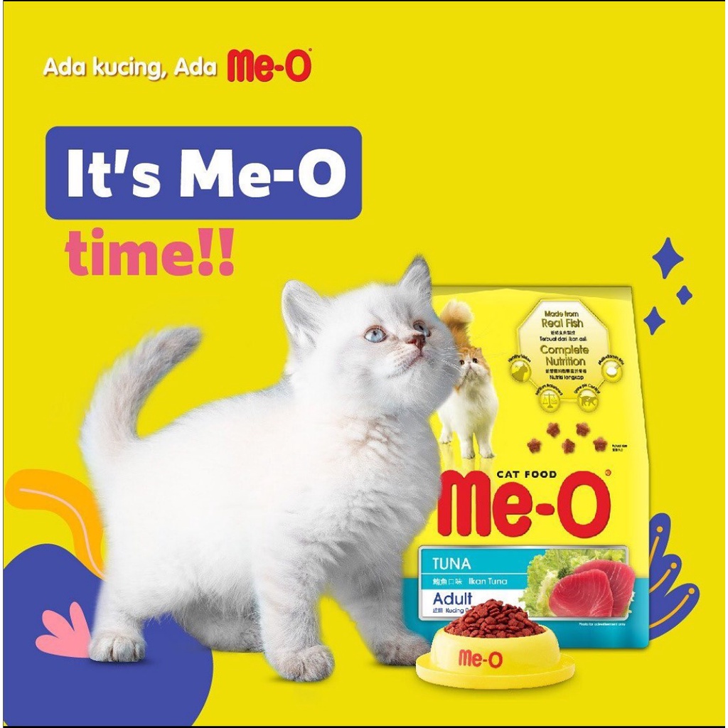 Meo Adult Cat Food 1.2kg Makanan Kucing Kering Me-O