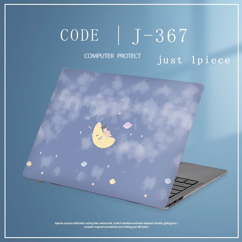 1pc Universal Bebas Potong COD Laptop Decals Colorful Marbel Laptop Decor Sticker Skin Untuk HP Pavilion 14-ba 14-CE 14-BS 15-EG ProBook 440 G8 G7 Pavilion 15-AU Full Cover Sticker