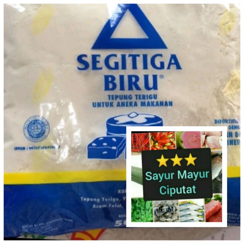 Tepung segitiga Biru 500gram
