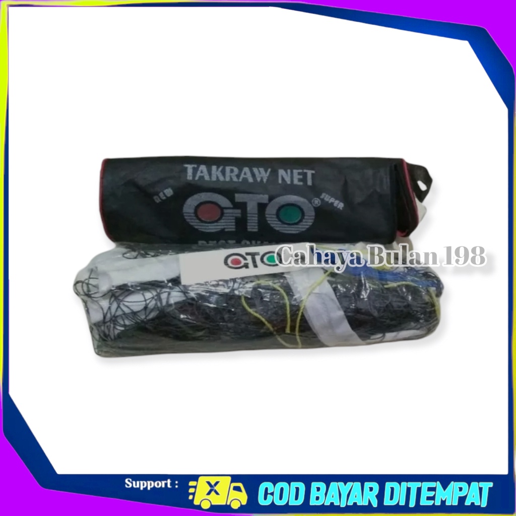 Jaring Takraw / Net Takraw Murah Jaring Net Sepak Takraw GTO