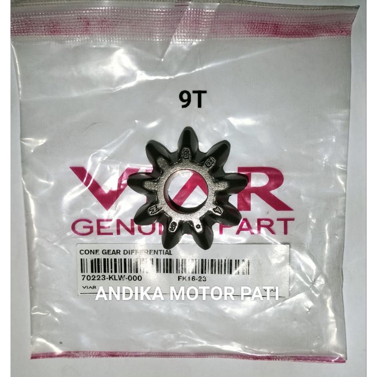 CONE GEAR DIFFERENTIAL GIGI KECIL GARDAN BELAKANG VIAR RODA TIGA KARYA 300CC.
