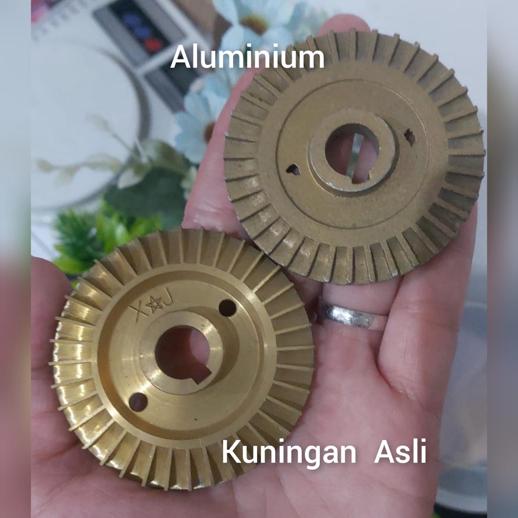 IMPELER POMPA AIR FIR DB-125 KUNINGAN ASLI &amp; ALMUNIUM