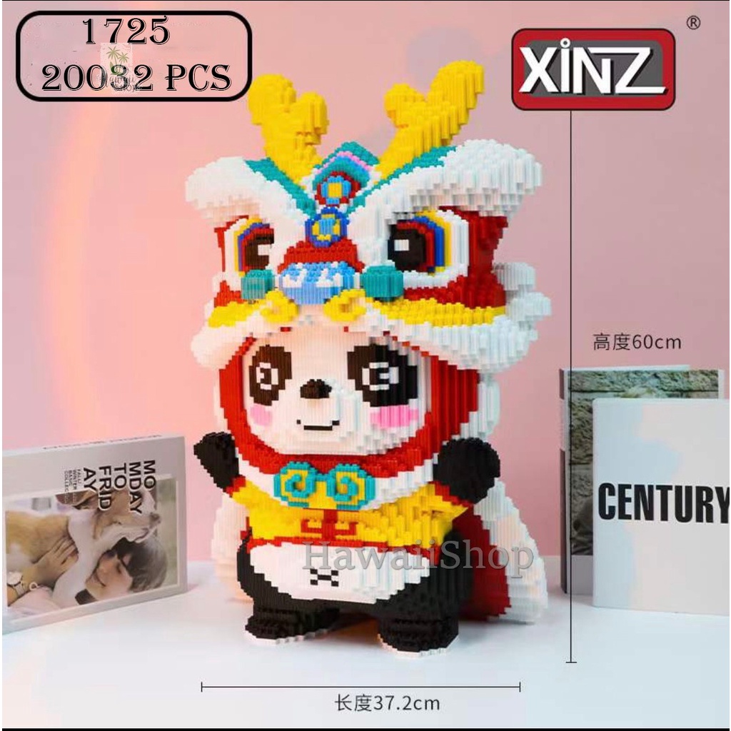 Nano Block Barongsai Panda | Bricks education Nano Block