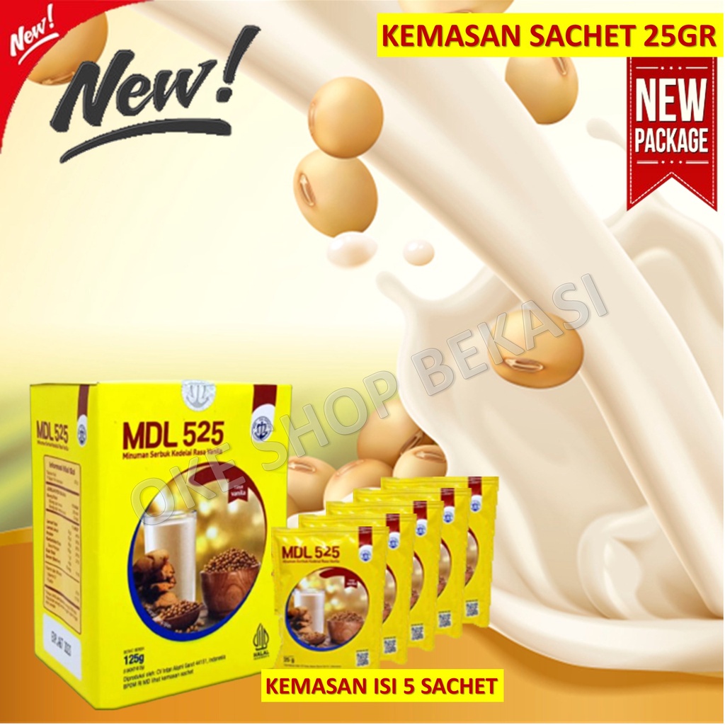 Jual Mdl 525 Susu Kedelai Mdl New Kemasan 25 Gram Susu Mandala 525 Asli Susu Kedelai 4238