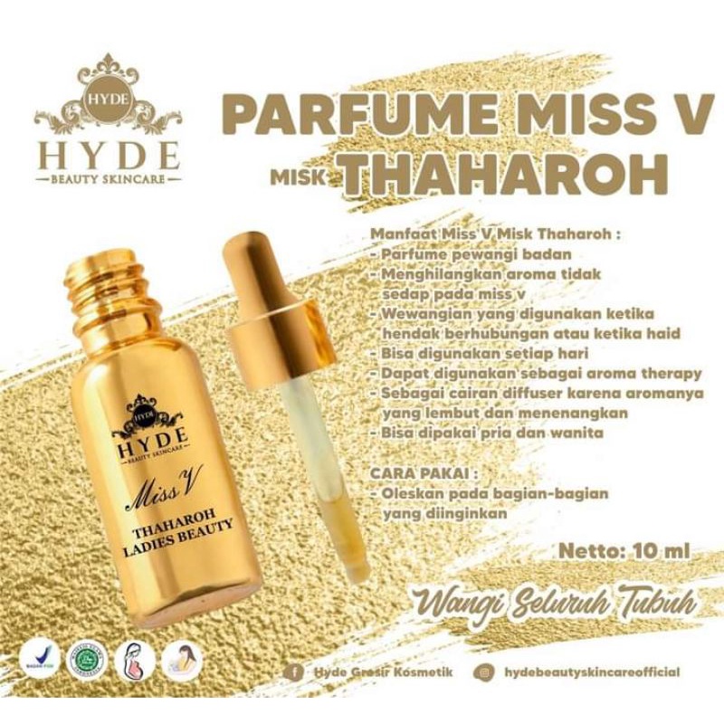 PARFUME MISS V MISK THAHARAH HYDE BEAUTY