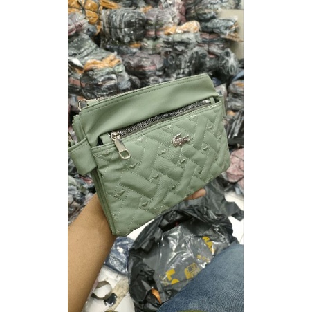 Slempang Clutch 4 Ruang 2 Tali WANITA Korean Terlaris