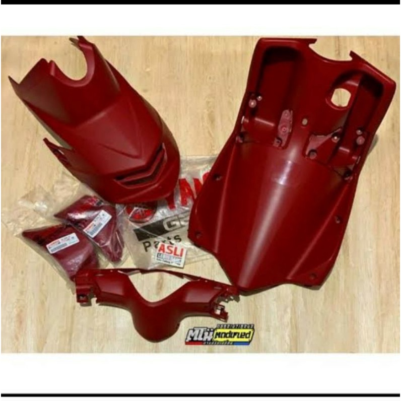 Body kasar Yamaha Mio soul merah maroon original