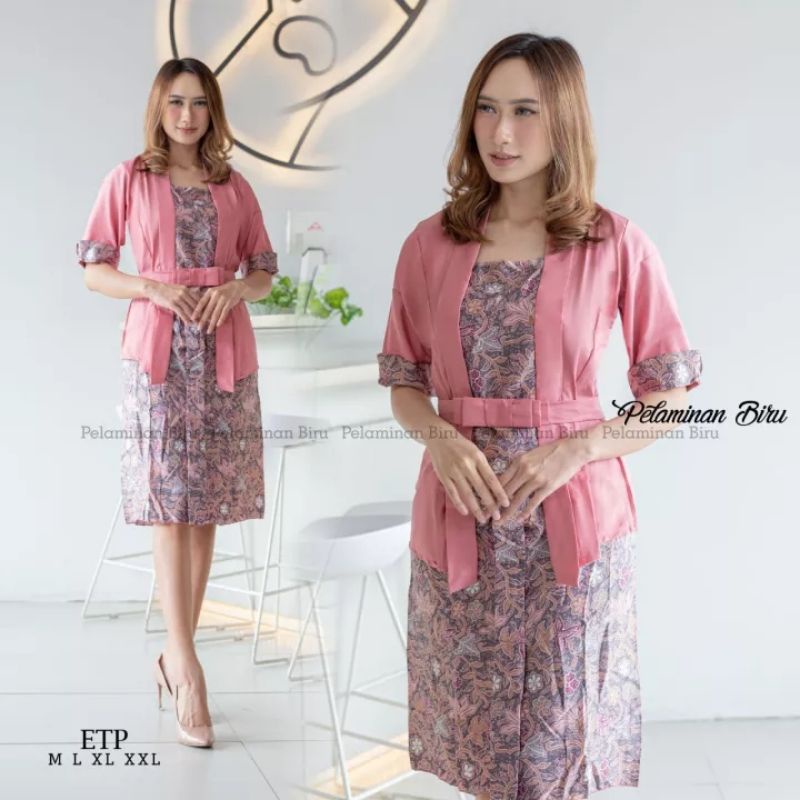 stelan kebaya etp/kebaya natal/kebaya wanita dewasa/baju wanita model baru