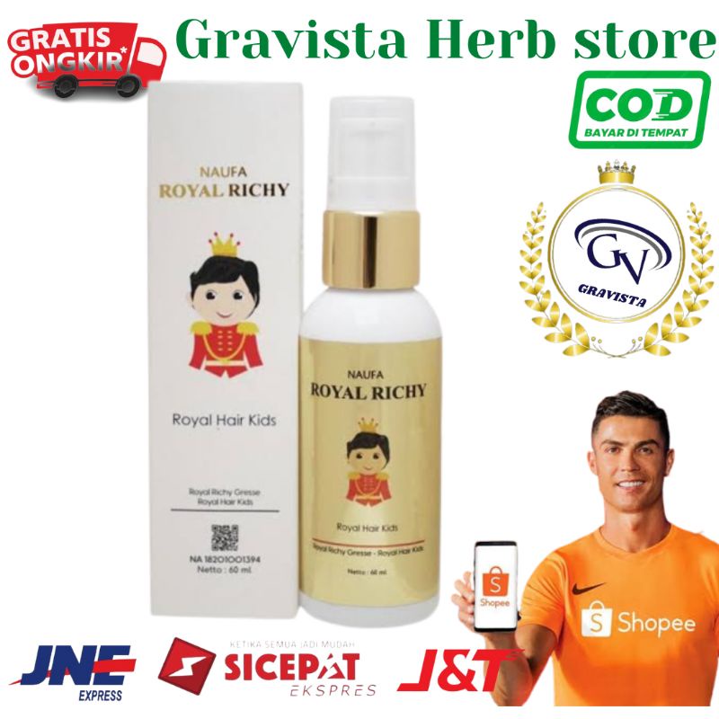 ROYAL RICHY SERUM PENUMBUH RAMBUT ANAK DAN BAYI NAUFA ROYAL RICHY ASLI