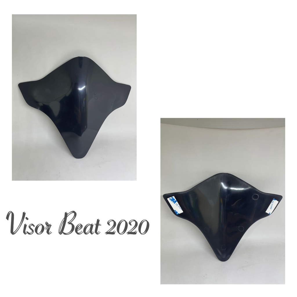 visor / windshield motor HOnda beat old new 2020 fi 2015 2016 2017 2018 2019 standar std standart black import