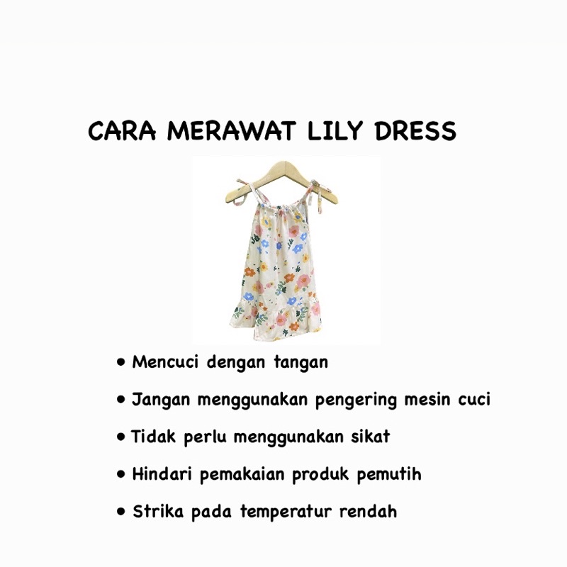 Daster Anak Lily Dress (0-7Tahun) bahan Rayon Premium adem LittleSunkist