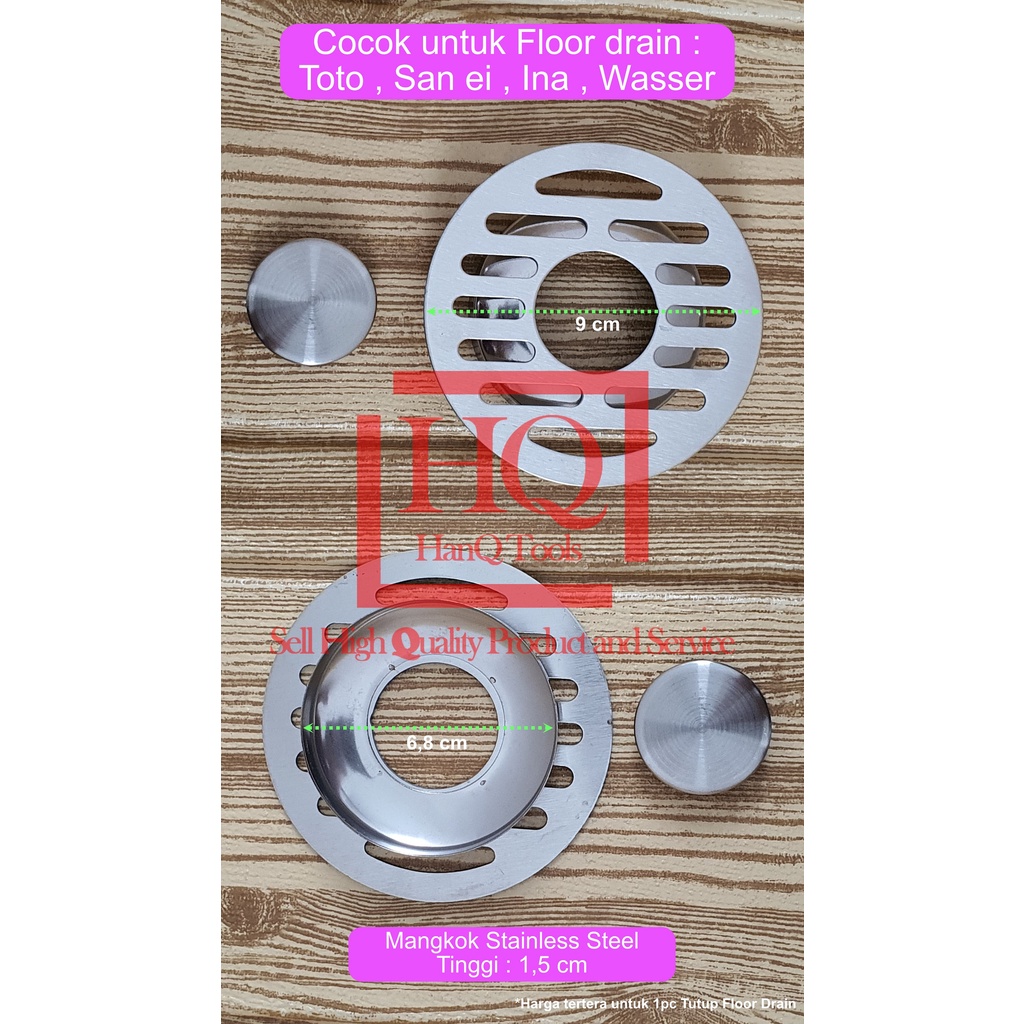Tutup Floor Drain Toto Saringan Got Kamar Mandi & Sambungan Mesin Cuci