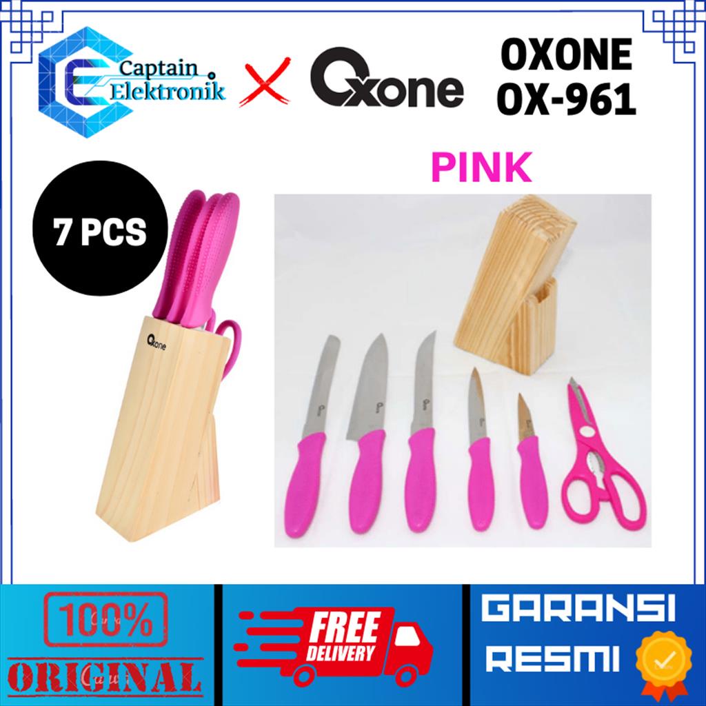 OXONE PISAU SET + GUNTING SET OX961 / OX-961 / OX 961 / GARANSI RESMI