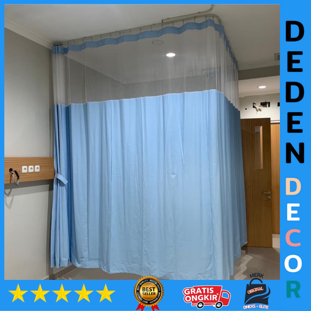Harga gorden rumah sakit bahan full pvc anti bakteri dan darah - foto pemanis