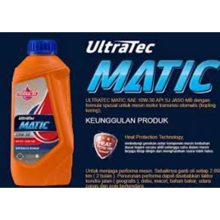 Oli Federal Ultratec Matic 10W-30 API SJ 800ML
