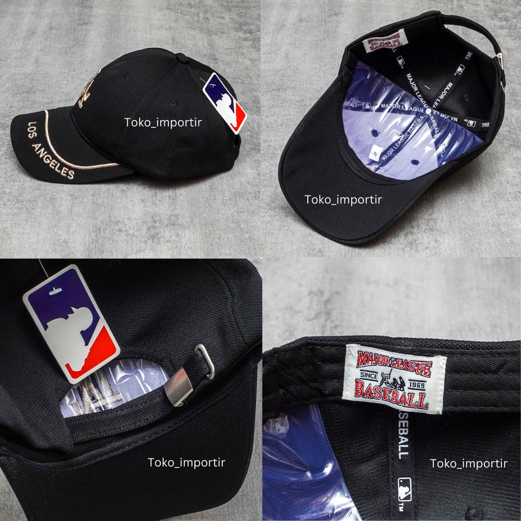 Topi LA MLB baseball Pria Import Mirror ORI full tag