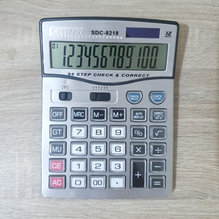 

Calculate Kalkulator Citizen Ct 8218 - Kalkulator 12 Digit