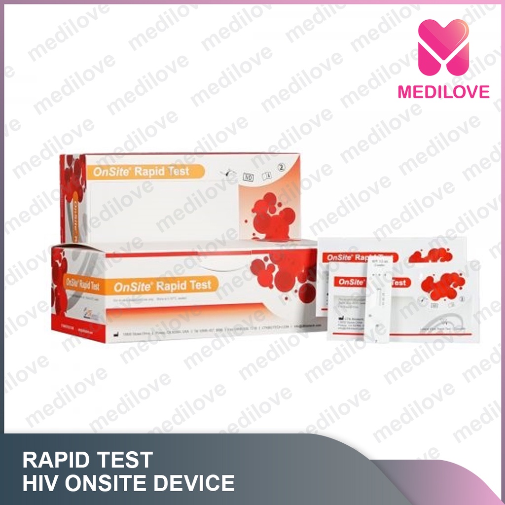 HIV Onsite / Onsite Rapid Test / Tes HiV / HIV Device / Onsite / HIV 1/2 Ab Plus Combo Rapid Test