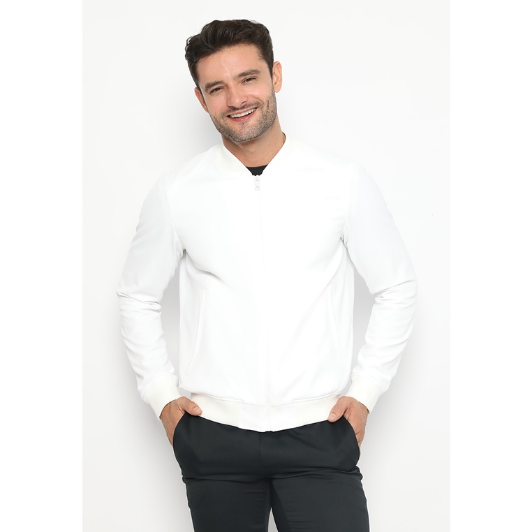 Jobb Tarvero Jacket Pria Slim Fit Putih