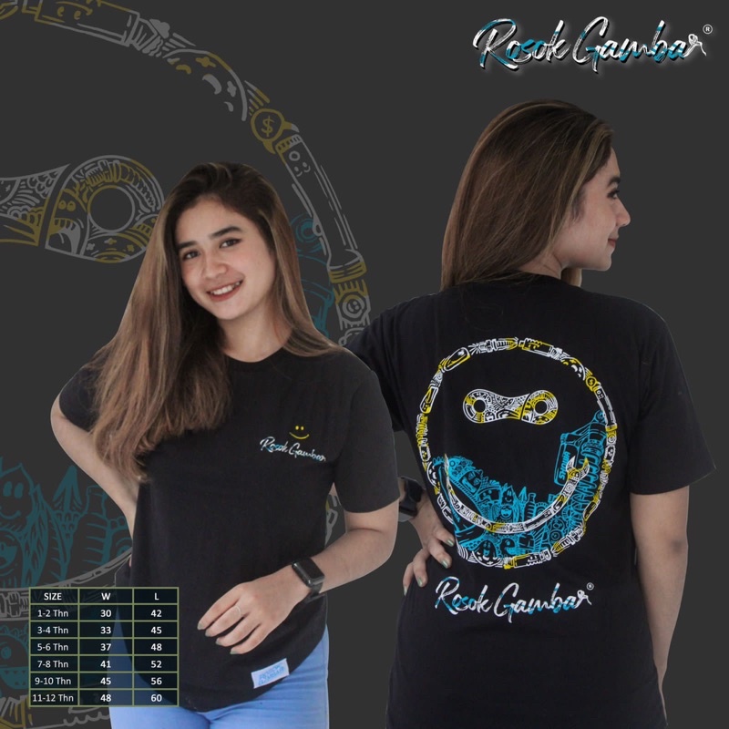 KAOS ROSOK GAMBAR TERBARU|PRE ORDER|ORIGINAL