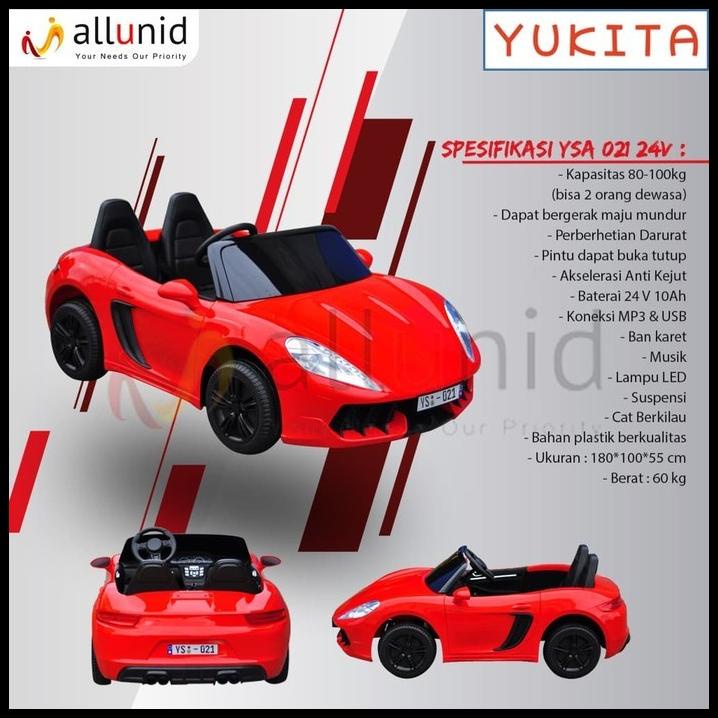 Promo Mainan Mobil Aki Yukita Ysa-021 24Volt