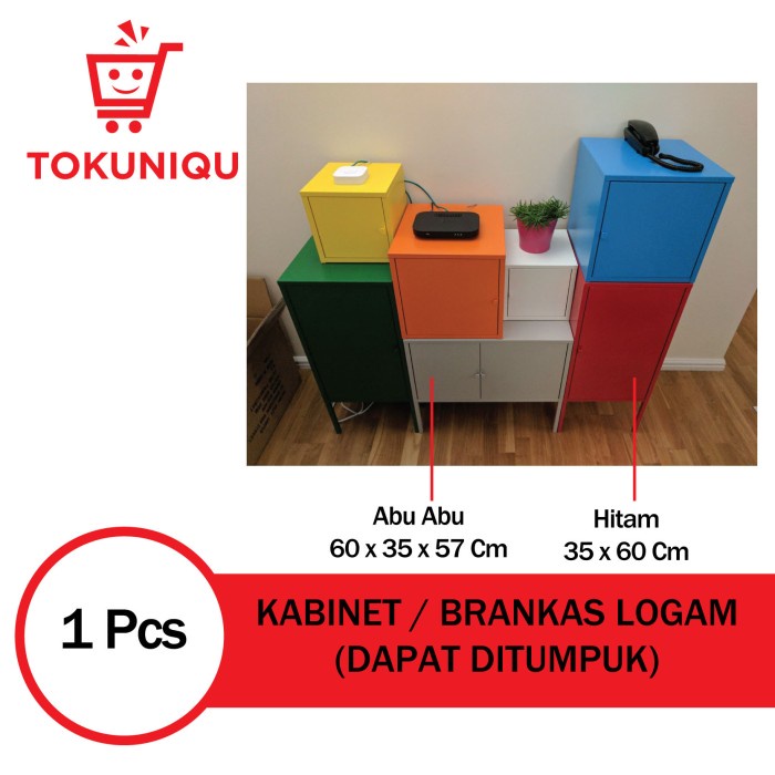 

Filling Cabinet Kabinet Besi Arsip Kantor Lemari Kabinet Besi Logam Dapat Ditumpuk Lxh