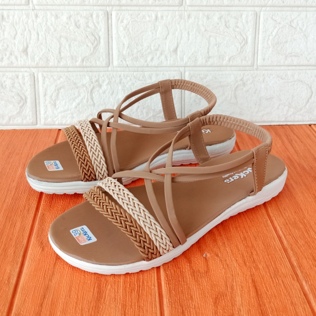 Kickers Let Kelabang 01 Sandal Wanita Size 37-40 Salem