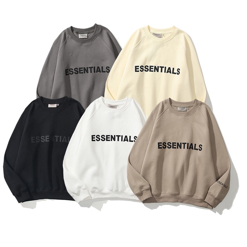 SWEATER ESSENTIALS OVERSIZE M L-XLXXL | CREWNECK SWEATER BASIC ESENTIALS | UNISEX PRIA WAITA