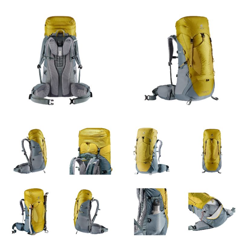 Deuter Aircontact Lite 40+10 • 45+10sl •50+10 Trekking backpack New Logo