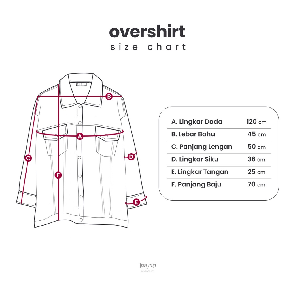 Tesavara | Overshirt | Kemeja Corduroy Wanita