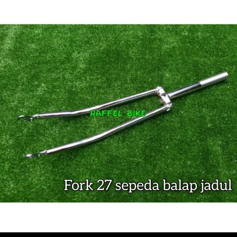 Termurah. Fork 27 sepeda balap jadul chrome. Fork 27 chrome. Fork sepeda balap jadul