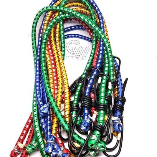 Cheaper-Tali Bagasi Motor Bike Laguagge Strap Bungee Cord With Hook 60cm  100cm Serbaguna