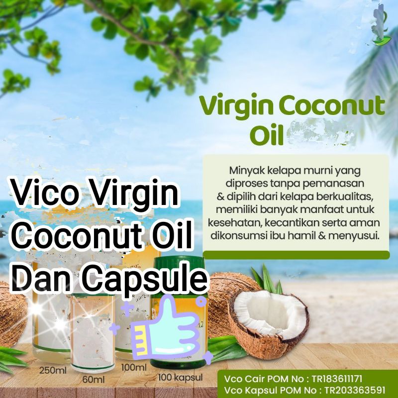 VCO OIL MINYAK TUBUH / VIRGIN COCONUT OIL / VCO CAPSULE