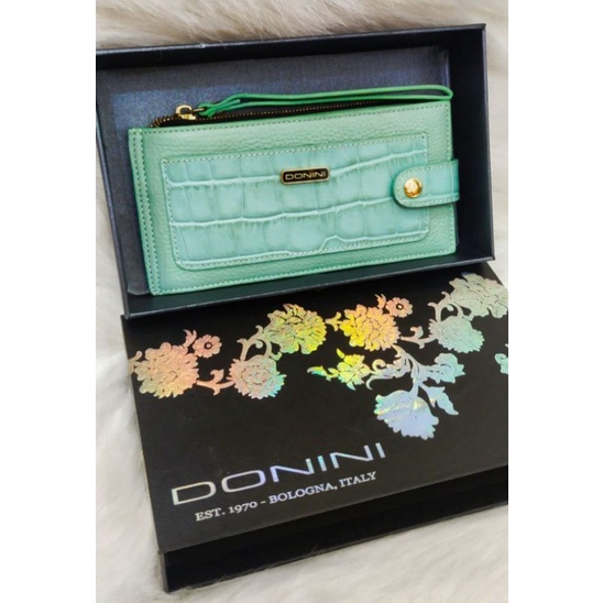Dompet Donini Croco Hijau Original
