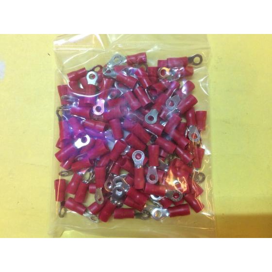 Kabel Skun Ring 4mm 3.5-4 Merah