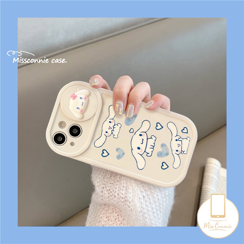 Soft Case Tpu Motif Kartun Cinnamoroll 3D Untuk IPhone 7Plus 8Plus XR 11 13 12 Pro Max 11 Pro Max X XS Max