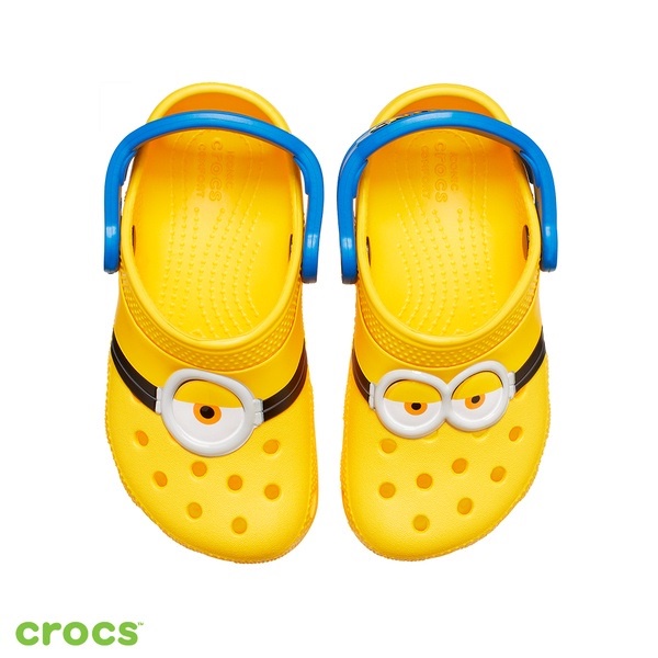 CROCS FUNLAB MINION EYES CLASSIC / CROCS KIDS / CROC ANAK / SANDAL KARET ANAK / SANDAL ANAK LAKI / CROCS KIDS / MINION ACADEMY KROGER  - YELLOW