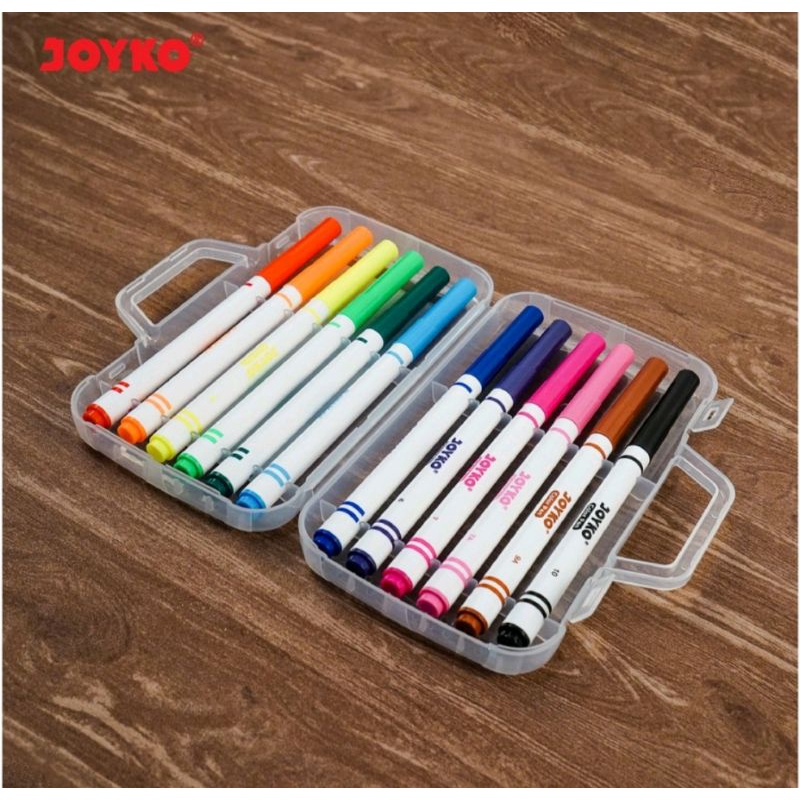 

RK Spidol / Pena Warna Joyko CLP-04 Color Pen 12 Warna