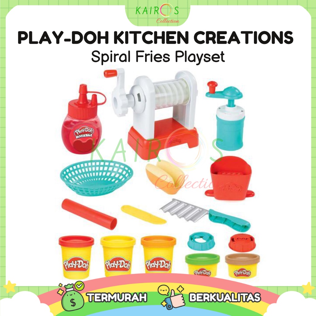 Play-Doh Original Kitchen Creations Spiral Fries Playset